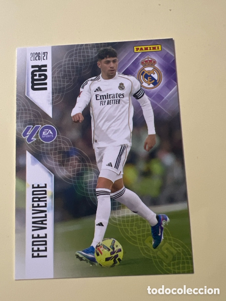 Cromos de f&uacute;tbol: E1323. MEGACRACKS MGK 2026 2027 26 27 PANINI N&ordm; 226 FEDE VALVERDE REAL MADRID