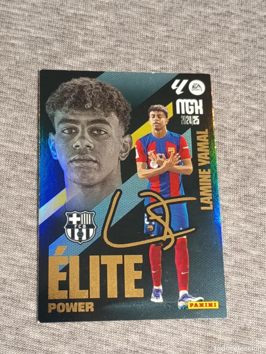 Cromos de f&uacute;tbol: MEGACRACKS 24 25 LAMINE YAMAL P7 ELITE POWER