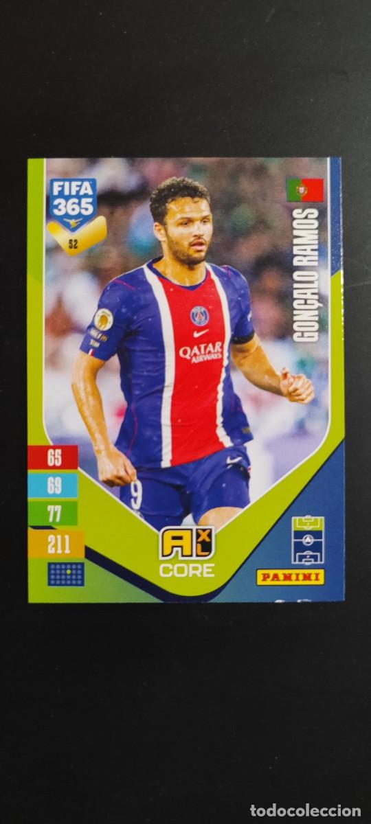 Cromos de f&uacute;tbol: ADRENALYN XL FIFA 365 2027 CARD CORE GON&Ccedil;ALO RAMOS PSG # 52 PANINI