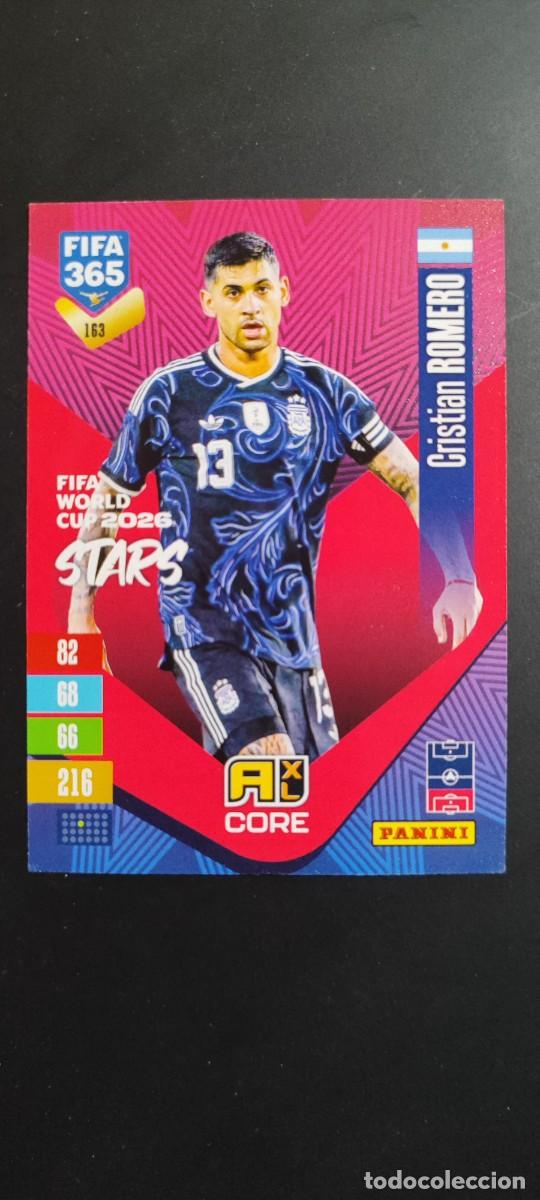 Cromos de f&uacute;tbol: ADRENALYN XL FIFA 365 2027 CARD CORE ROMERO ARGENTINA # 163 PANINI