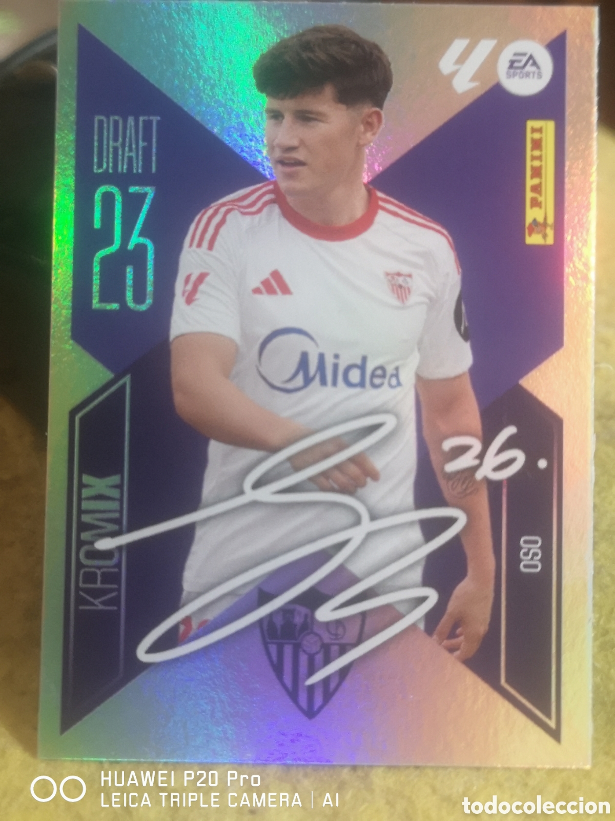 Cromos de f&uacute;tbol: LIGA ESTE 2026 2027 26 27 KROMIX DRAFT 23 OSO SEVILLA K17