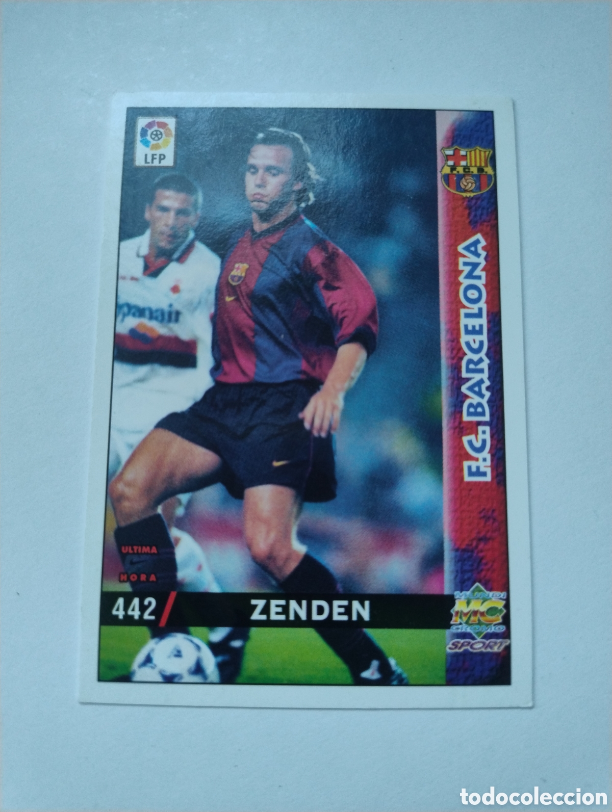 Cromos de f&uacute;tbol: 442 - Zenden - Barcelona - Mundicromo Liga 98 - 99 &Uacute;ltima Hora