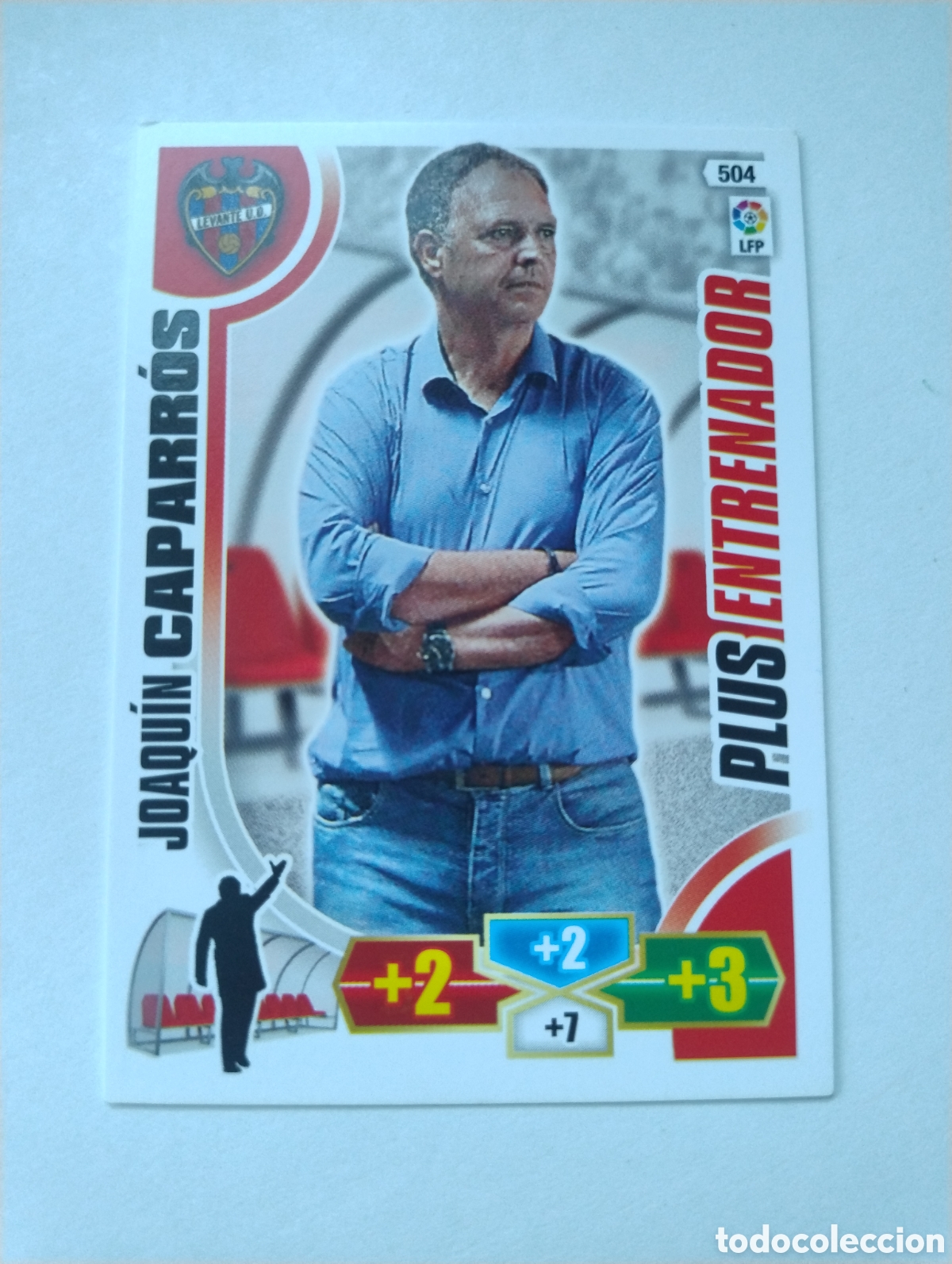 Cromos de f&uacute;tbol: 504 - Caparr&oacute;s - Sevilla - Adrenalyn XL Liga 2013 - 2014 - Plus Entrenador