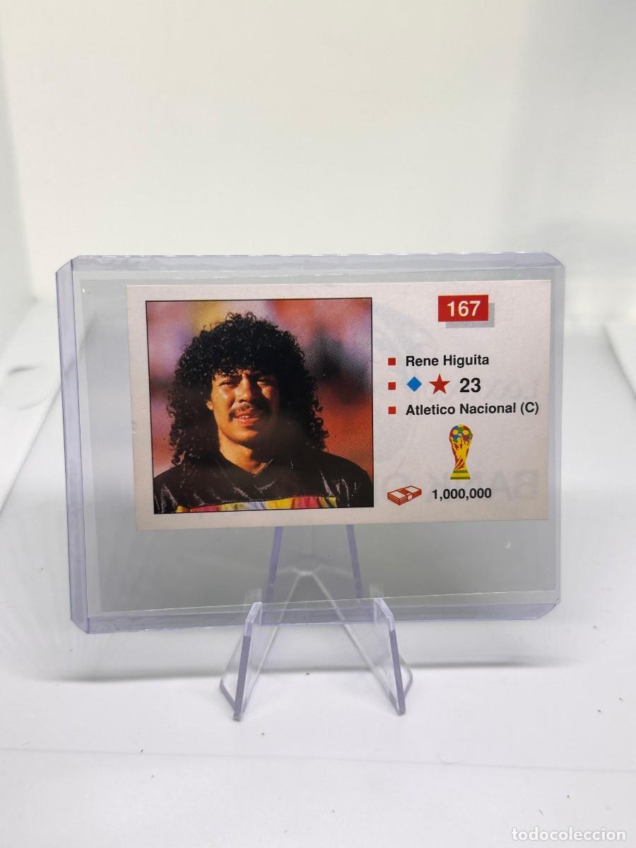 Cromos de f&uacute;tbol: Rene Higuita 167 Atletico Nacional Bank of Merlin