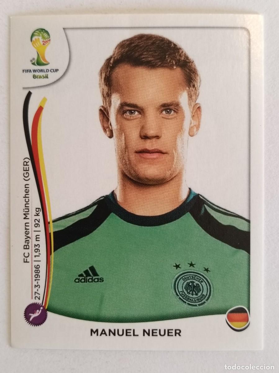Cromos de f&uacute;tbol: #490 NEUER (ALEMANIA) MUNDIAL BRASIL 2014 PANINI