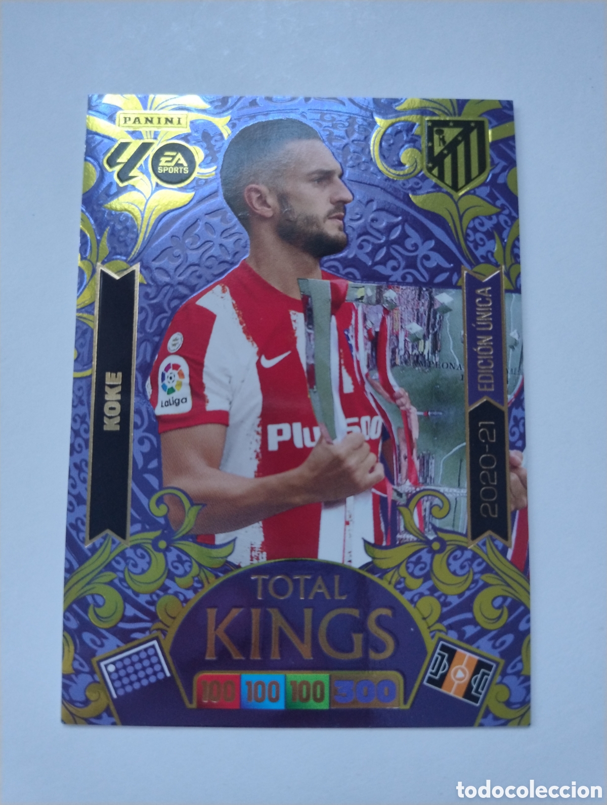 Cromos de f&uacute;tbol: Koke - Atl&eacute;tico de Madrid - Adrenalyn XL Liga 2025 - 2026 Total Kings Edici&oacute;n &Uacute;nica