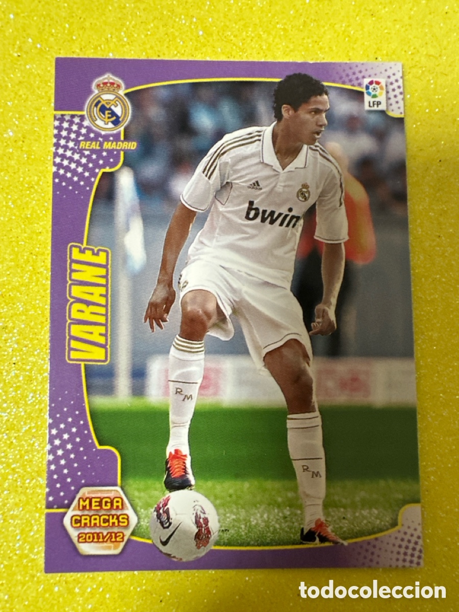 Cromos de f&uacute;tbol: 457 VARANE (R.MADRID) NUEVO FICHAJE MEGACRACKS 2011-2012 11 12 PANINI TRADING CARD