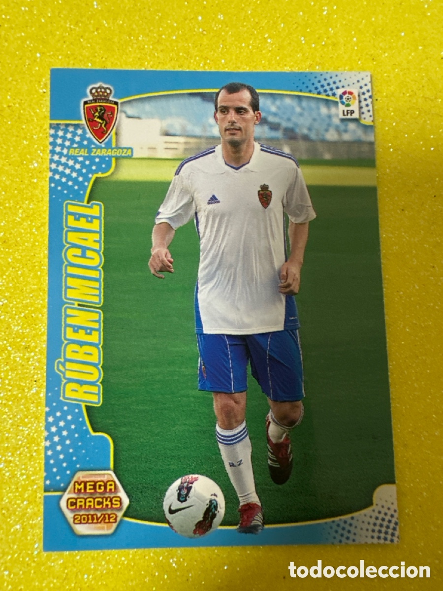 Cromos de f&uacute;tbol: 479 RUB&Eacute;N MICAEL (R.ZARAGOZA) NUEVO FICHAJE MEGACRACKS 2011-2012 11 12 PANINI TRADING CARD
