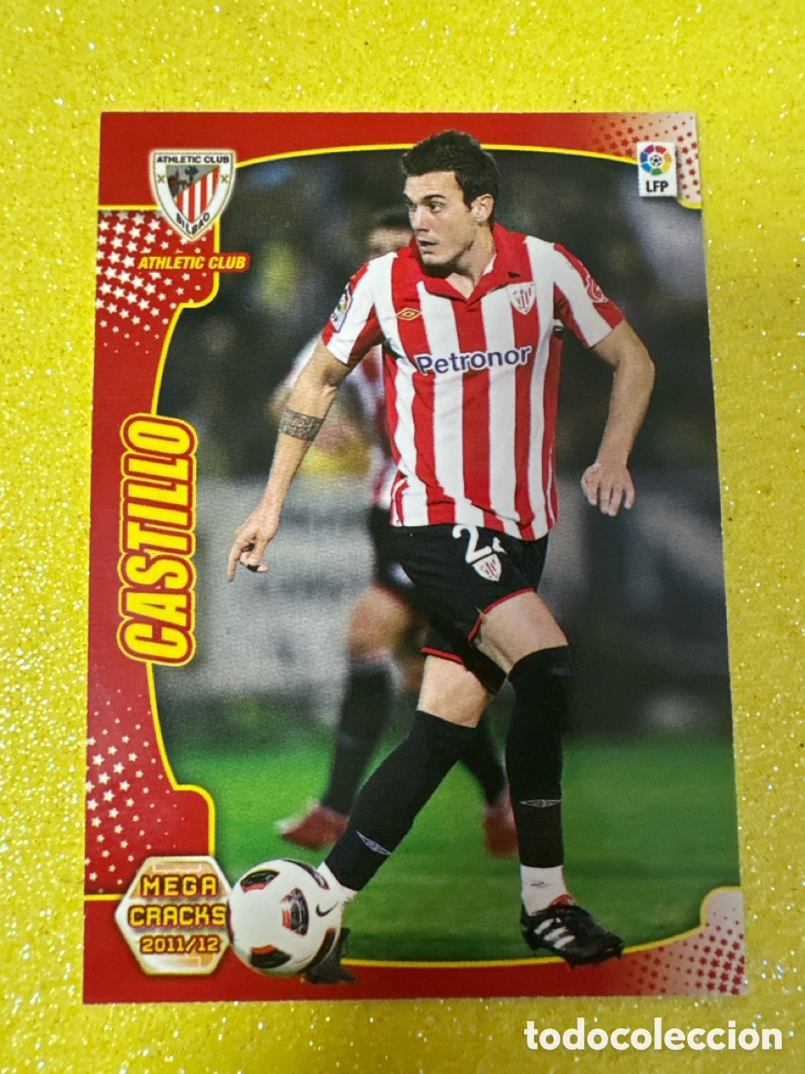 Cromos de f&uacute;tbol: 7 BIS CASTILLO (ATHLETIC BILBAO) MEGACRACKS 2011-2012 11 12 PANINI TRADING CARD