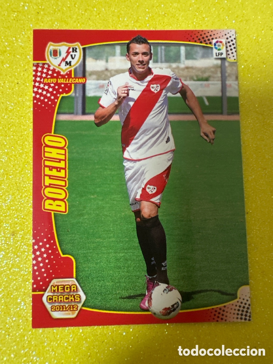 Cromos de f&uacute;tbol: 468 BOTELHO (RAYO VALLECANO) NUEVO FICHAJE MEGACRACKS 2011-2012 11 12 PANINI TRADING CARD