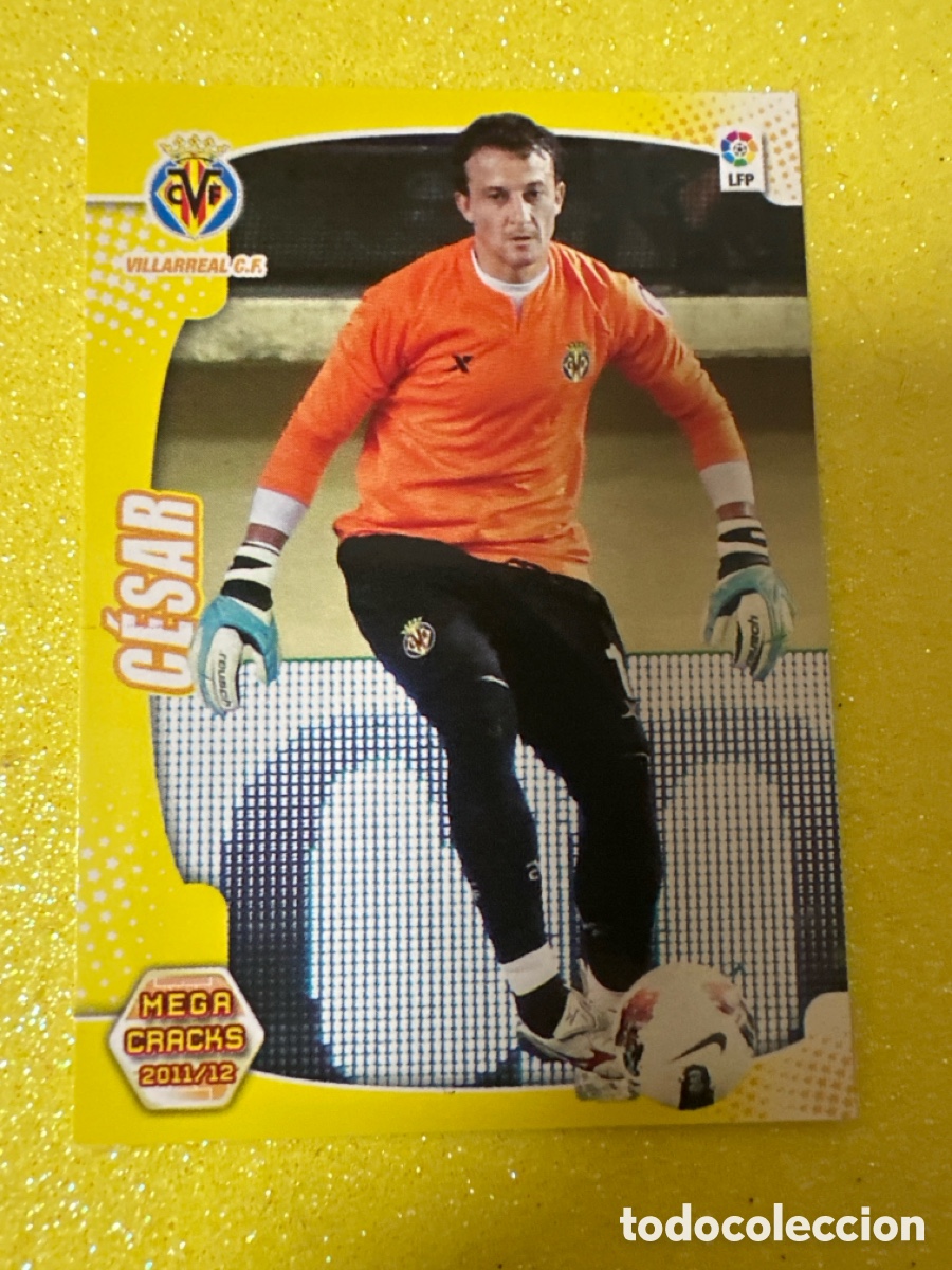 Cartes &agrave; collectionner de Football: 467 C&Eacute;SAR (VILLARREAL) NUEVO FICHAJE MEGACRACKS 2011-2012 11 12 PANINI TRADING CARD