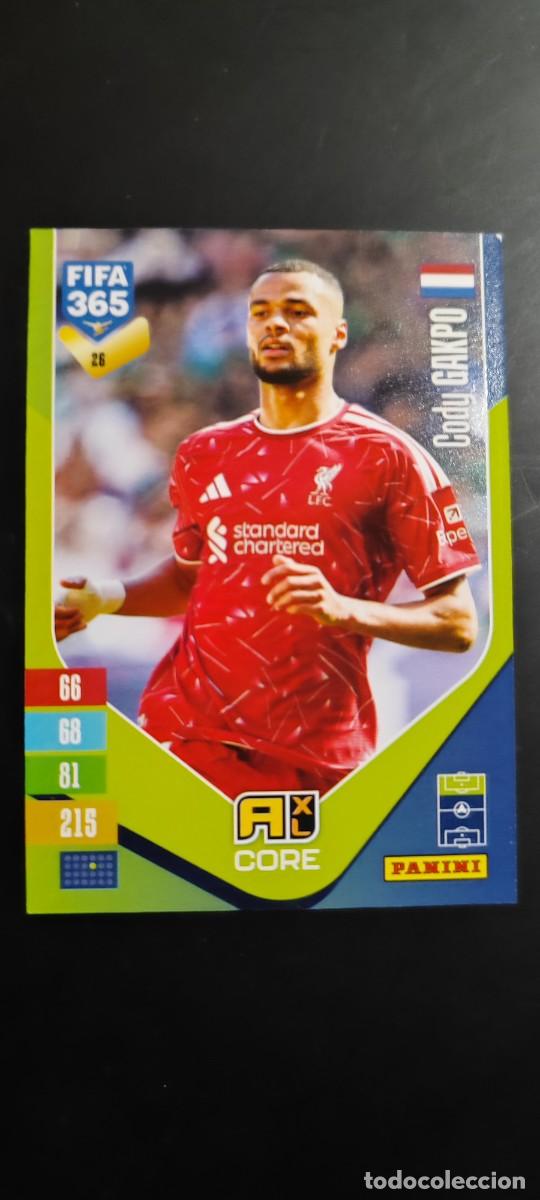 Football Stickers: ADRENALYN XL FIFA 365 2027 CARD CORE GAKPO LIVERPOOL # 26 PANINI