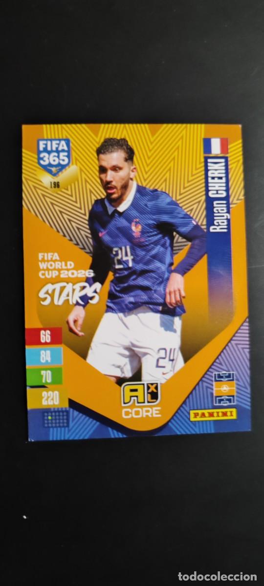 Cromos de f&uacute;tbol: ADRENALYN XL FIFA 365 2027 CARD CORE CHERKI FRANCIA # 196 PANINI