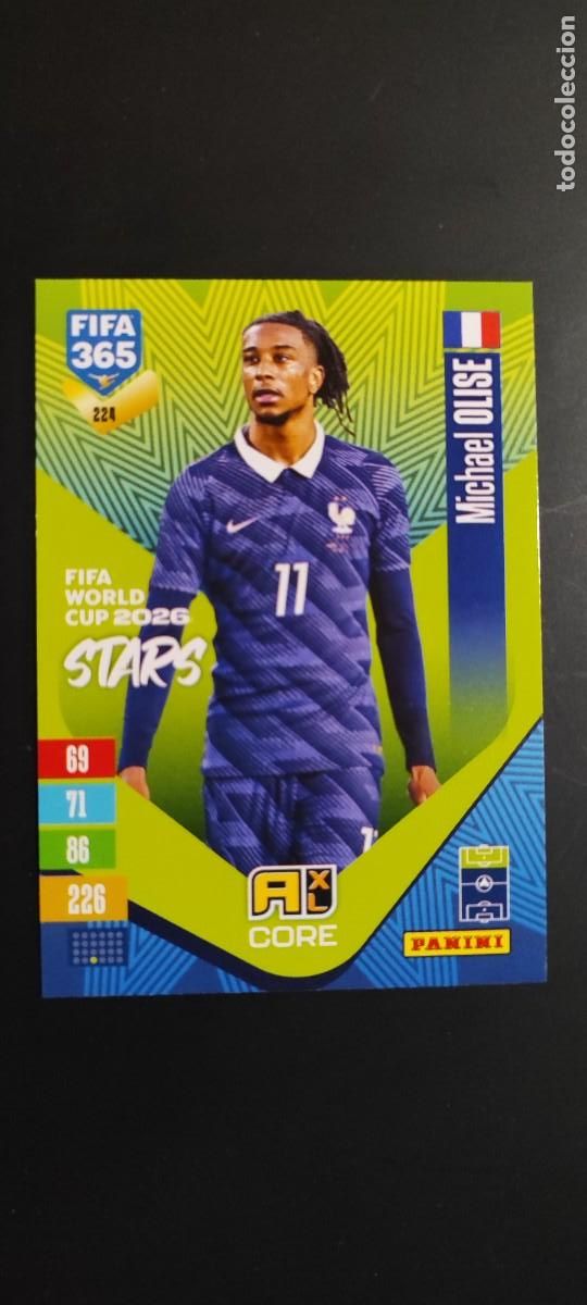 Cromos de Futebol: ADRENALYN XL FIFA 365 2027 CARD CORE OLISE FRANCIA # 224 PANINI