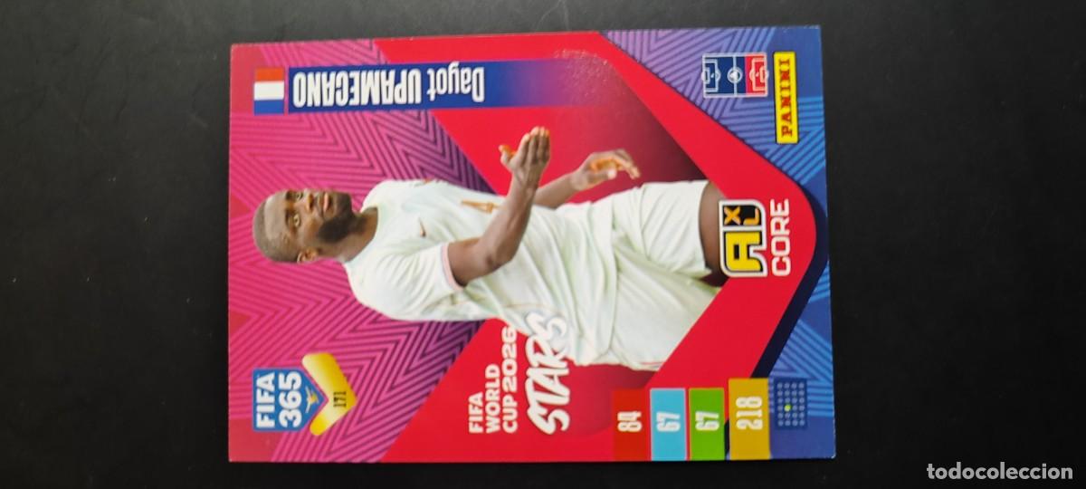 Cromos de f&uacute;tbol: ADRENALYN XL FIFA 365 2027 CARD CORE UPAMECANO FRANCIA # 171 PANINI