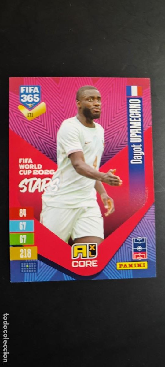 Cromos de Futebol: ADRENALYN XL FIFA 365 2027 CARD CORE UPAMECANO FRANCIA # 171 PANINI