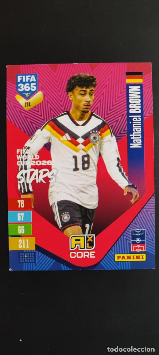 Cromos de f&uacute;tbol: ADRENALYN XL FIFA 365 2027 CARD CORE BROWN ALEMANIA # 174 PANINI