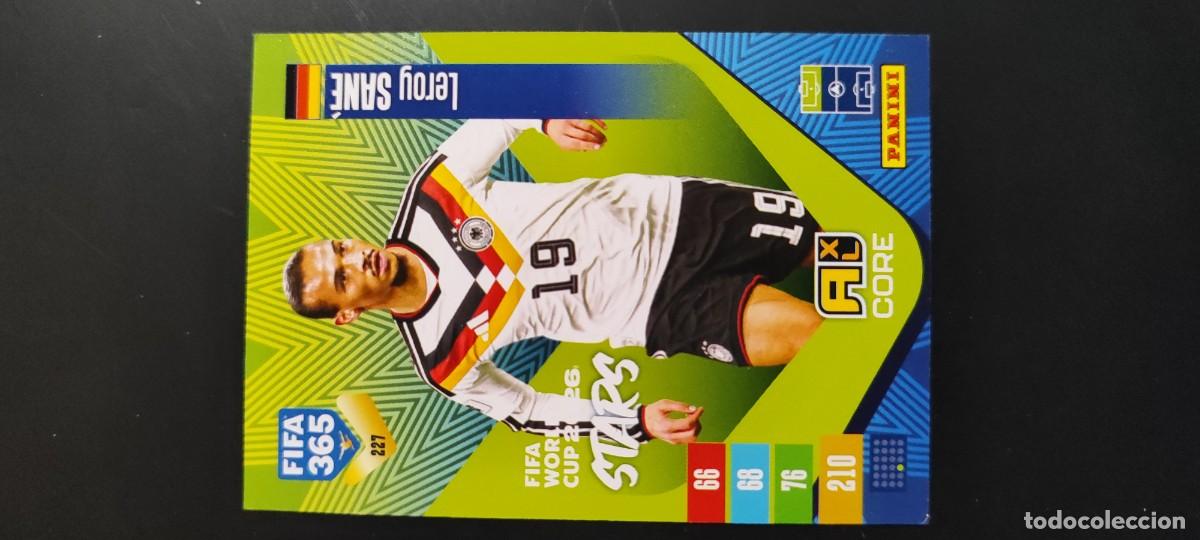 Cromos de f&uacute;tbol: ADRENALYN XL FIFA 365 2027 CARD CORE LEROY SANE ALEMANIA # 227 PANINI