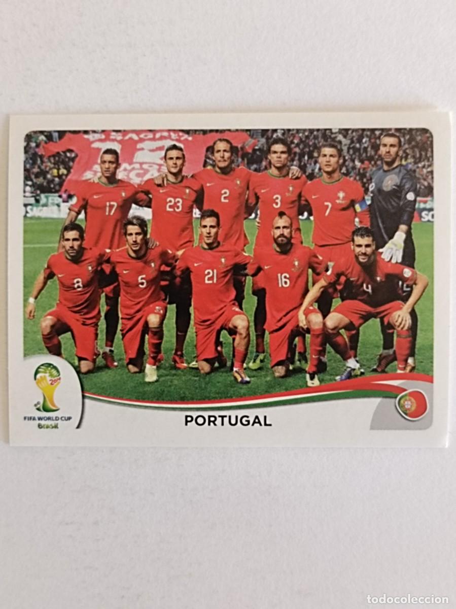Cromos de f&uacute;tbol: #508 ALINEACION (PORTUGAL) MUNDIAL BRASIL 2014 PANINI