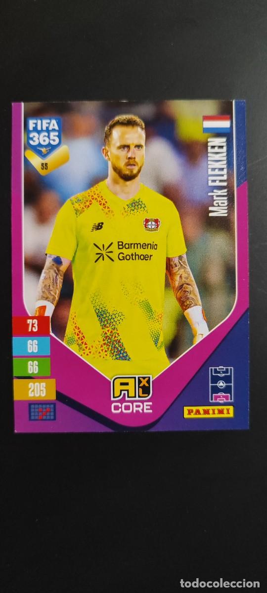 Cromos de f&uacute;tbol: ADRENALYN XL FIFA 365 2027 CARD CORE FLEKKEN LEVERKUSEN # 55 PANINI
