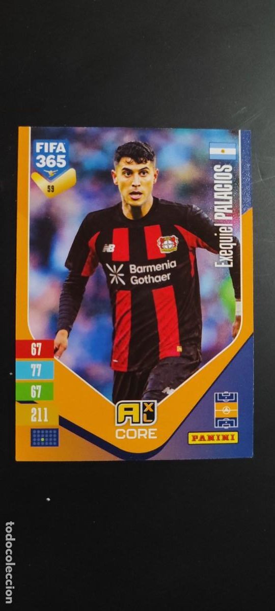 Cromos de f&uacute;tbol: ADRENALYN XL FIFA 365 2027 CARD CORE PALACIOS LEVERKUSEN # 59 PANINI