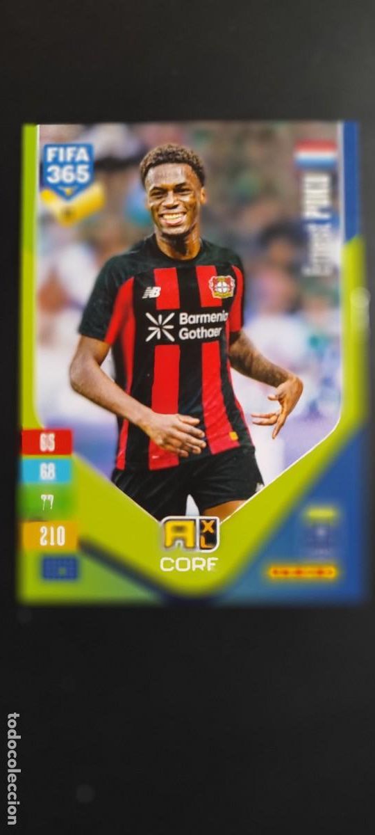 Cromos de f&uacute;tbol: ADRENALYN XL FIFA 365 2027 CARD CORE POKU LEVERKUSEN # 62 PANINI