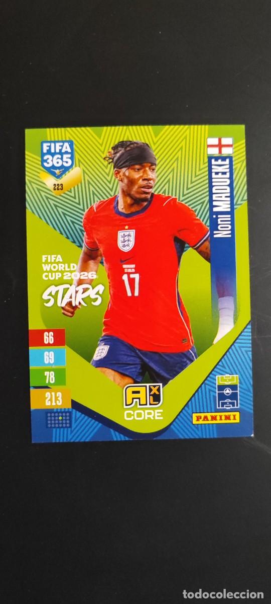 Cromos de f&uacute;tbol: ADRENALYN XL FIFA 365 2027 CARD CORE MADUEKE NGLATERRA # 223 PANINI