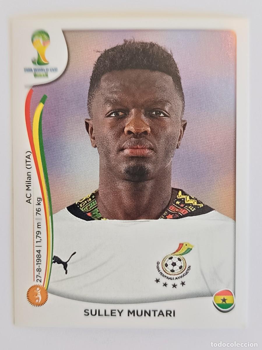 Figurine di Calcio: #537 MUNTARI (GHANA) MUNDIAL BRASIL 2014 PANINI