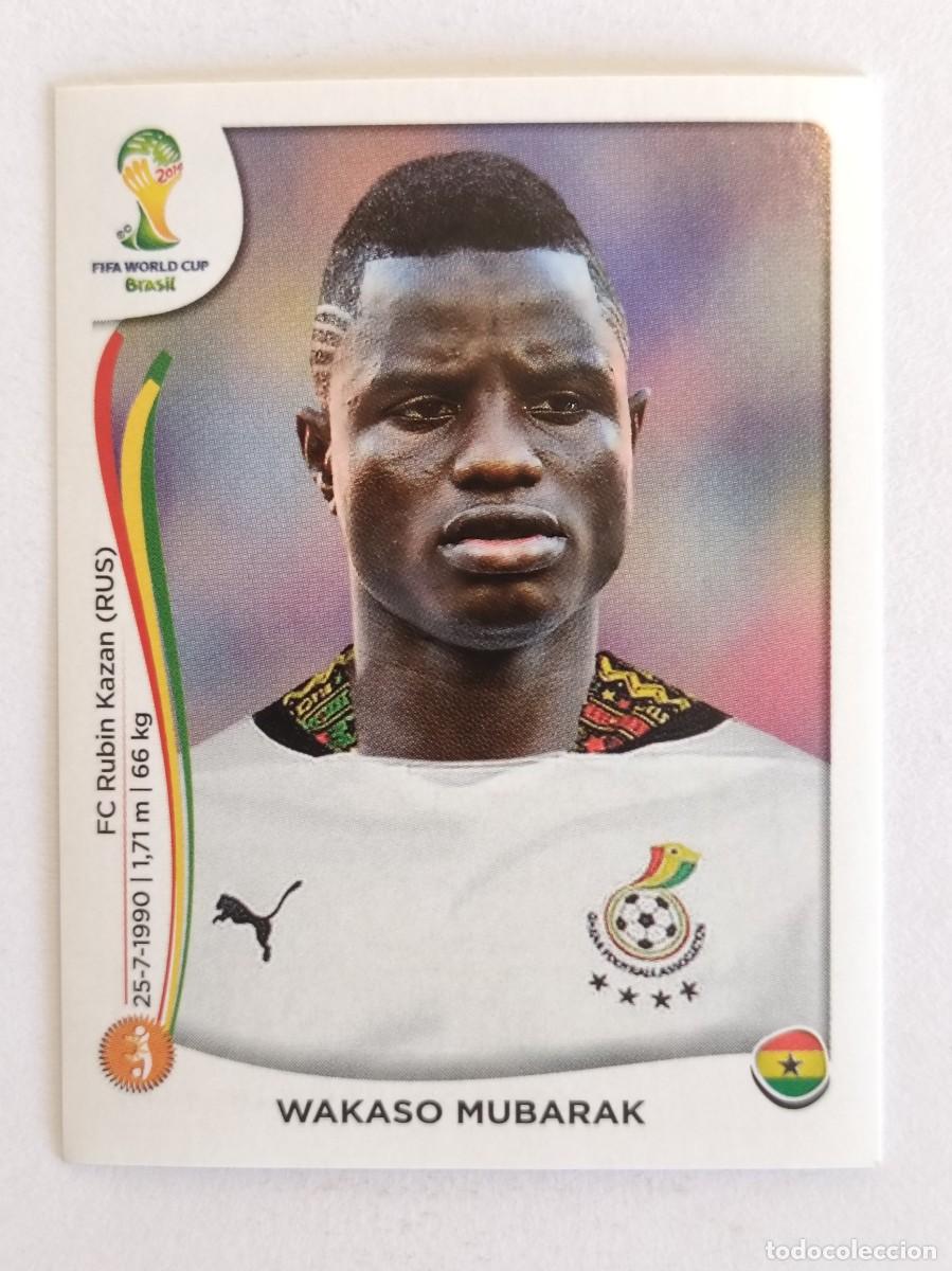 Cromos de Futebol: #538 WAKASO MUBARAK (GHANA) MUNDIAL BRASIL 2014 PANINI