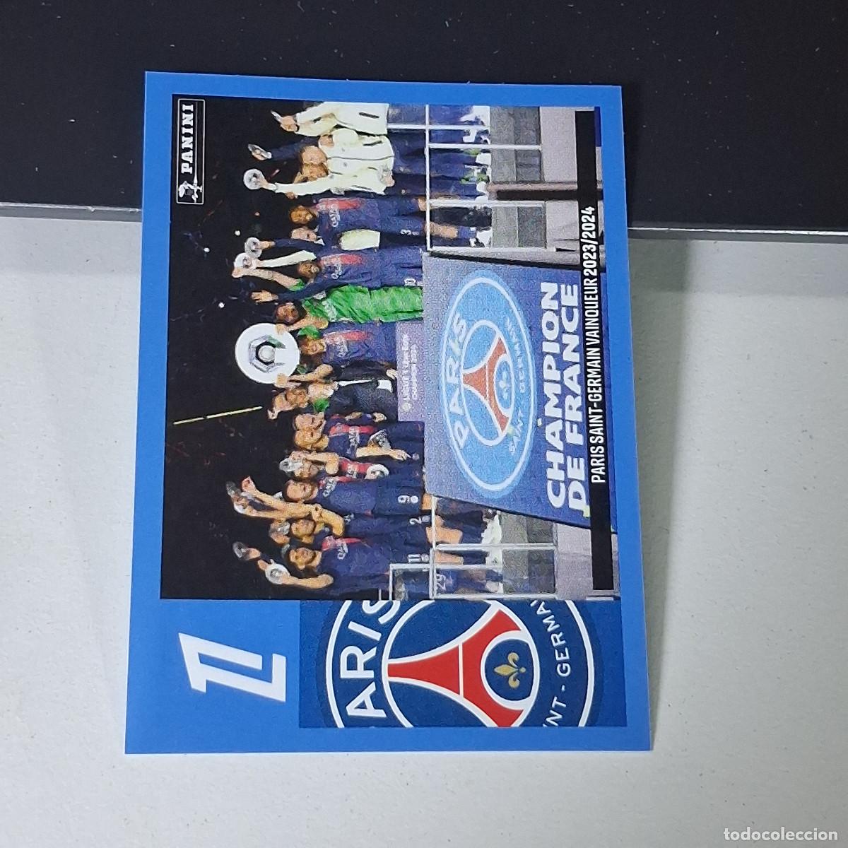 Cromos de f&uacute;tbol: B43 522 EQUIPO PARIS SAINT GERMAIN PSG FUTBOL CROMO PANINI LIGUE 1 FOOT 24-25 LIGA FRANCIA 2024-2025