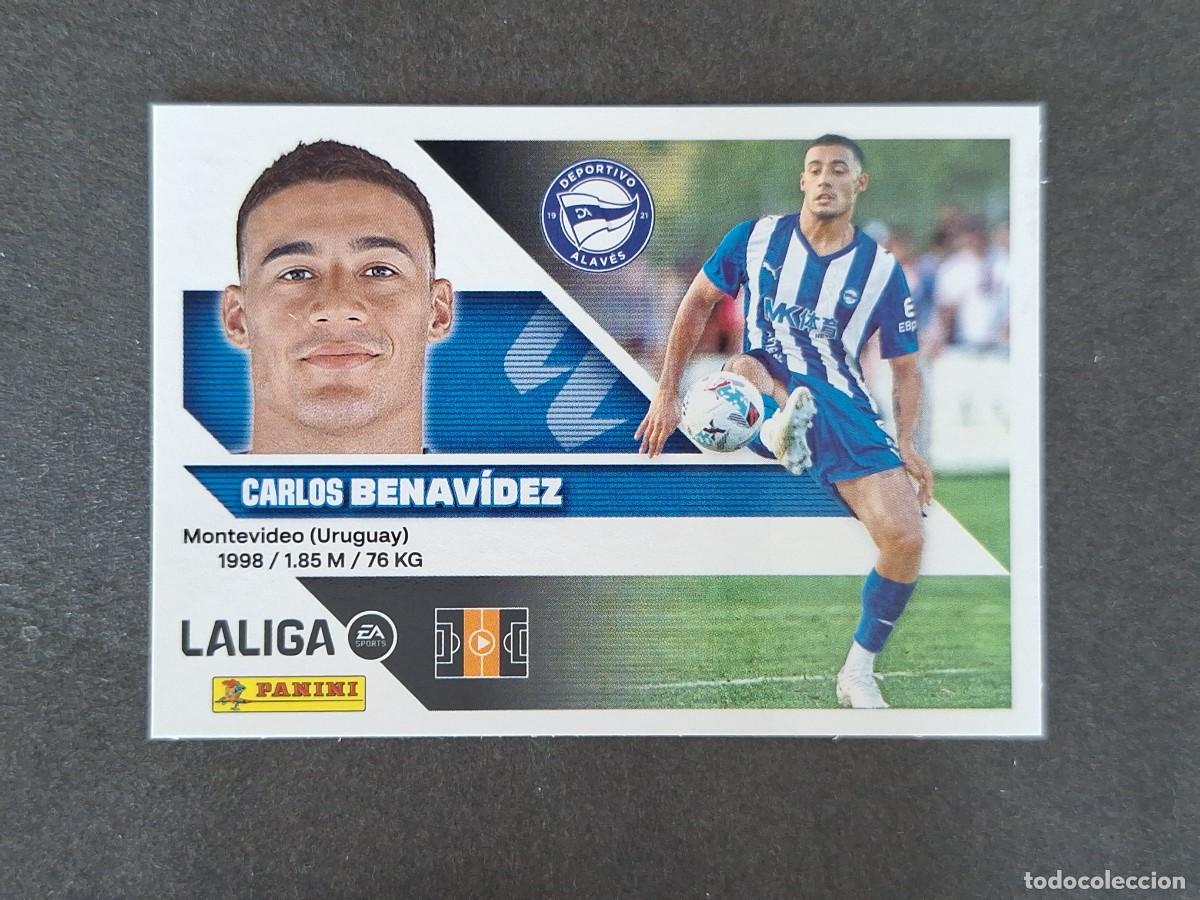 Cromos de f&uacute;tbol: L1 BENAVIDEZ DEPORTIVO ALAVES LIGA ESTE 2026 2027 26 27 NUNCA PEGADO SIN PEGAR