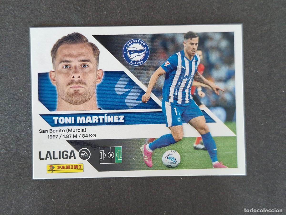 Cromos de Futebol: L1 TONI MARTINEZ DEPORTIVO ALAVES LIGA ESTE 2026 2027 26 27 NUNCA PEGADO SIN PEGAR