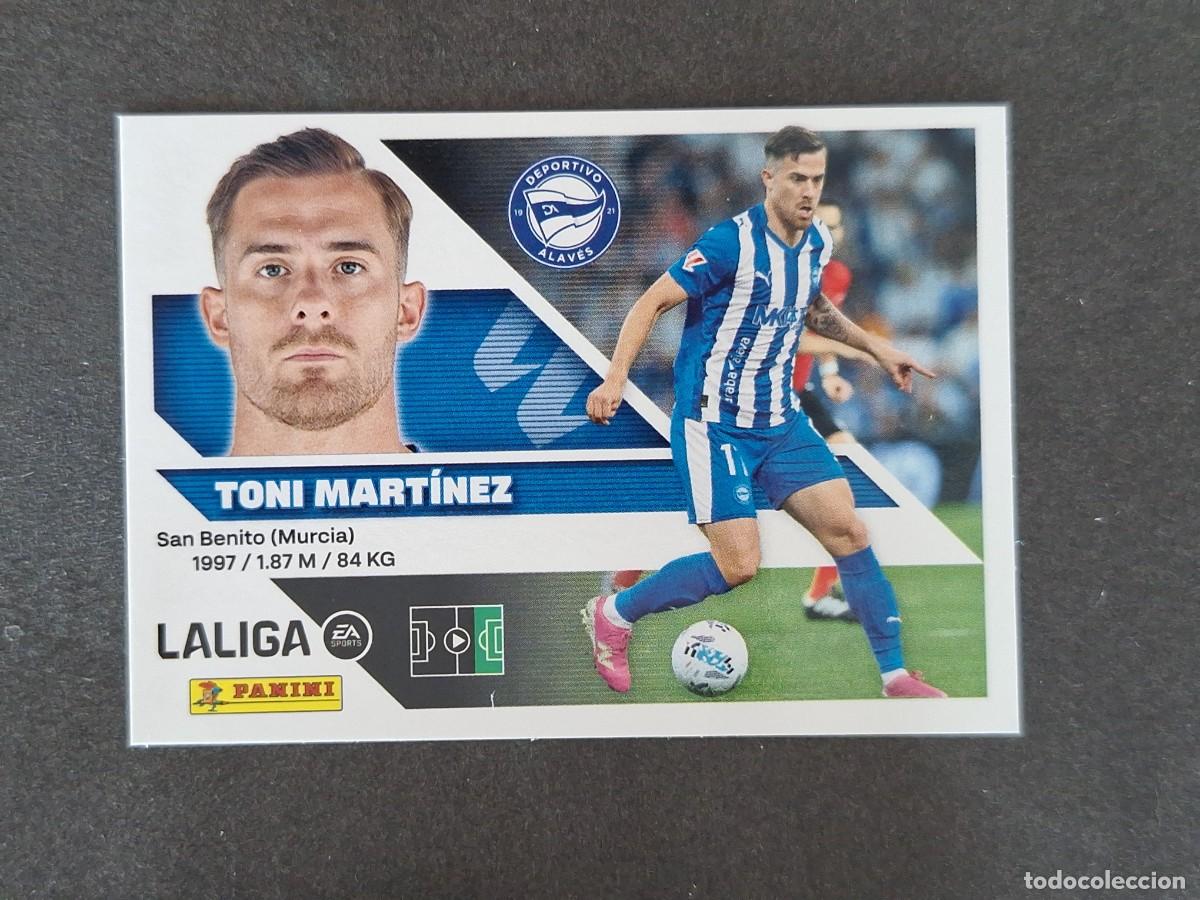 Cromos de Futebol: L1 TONI MARTINEZ DEPORTIVO ALAVES LIGA ESTE 2026 2027 26 27 NUNCA PEGADO SIN PEGAR