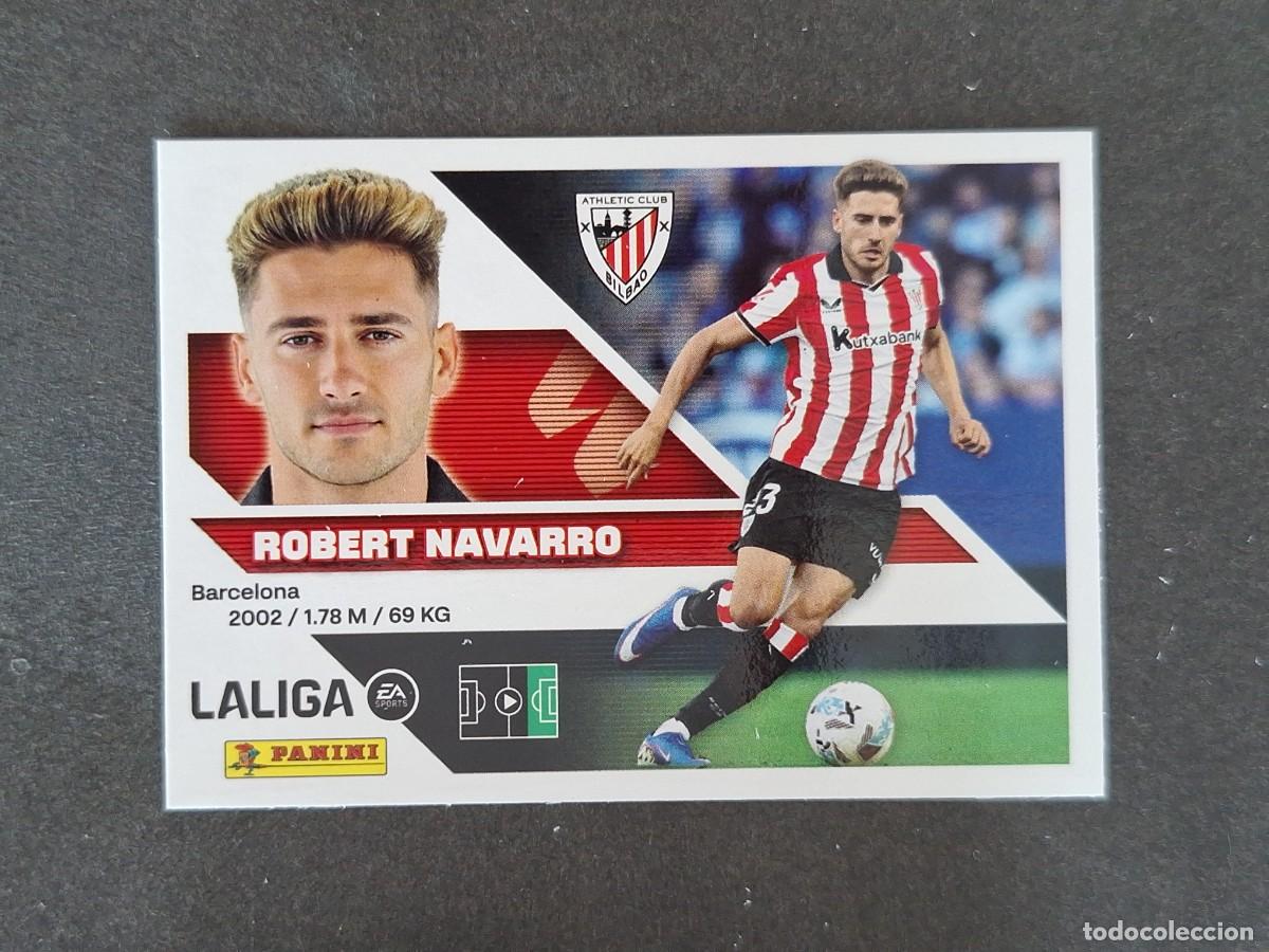 Cromos de f&uacute;tbol: L1 ROBERT NAVARRO ATHLETIC CLUB DE BILBAO LIGA ESTE 2026 2027 26 27 NUNCA PEGADO SIN PEGAR