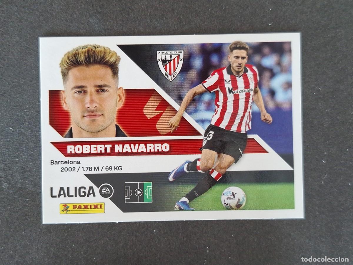 Cromos de f&uacute;tbol: L1 ROBERT NAVARRO ATHLETIC CLUB DE BILBAO LIGA ESTE 2026 2027 26 27 NUNCA PEGADO SIN PEGAR