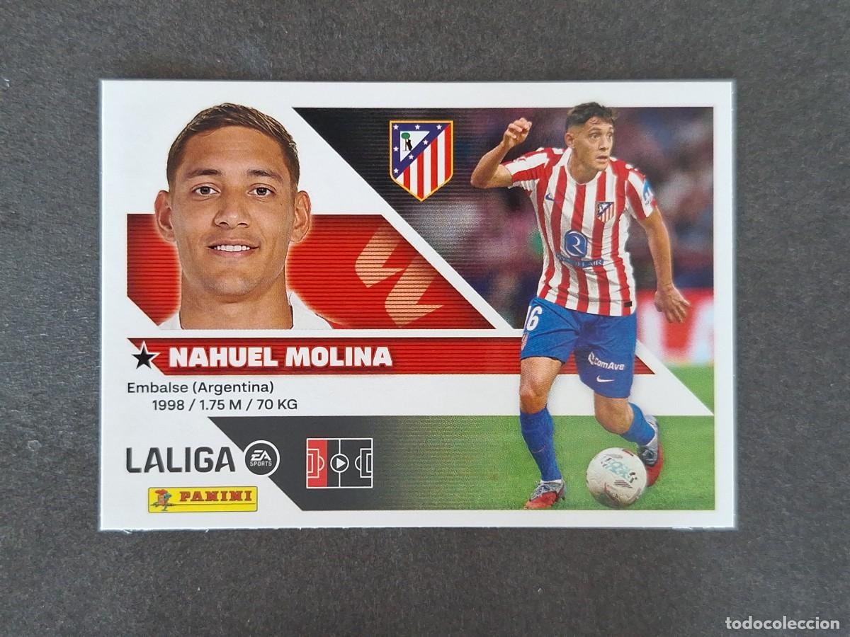 Cromos de f&uacute;tbol: L1 NAHUEL MOLINA ATLETICO DE MADRID LIGA ESTE 2026 2027 26 27 NUNCA PEGADO SIN PEGAR
