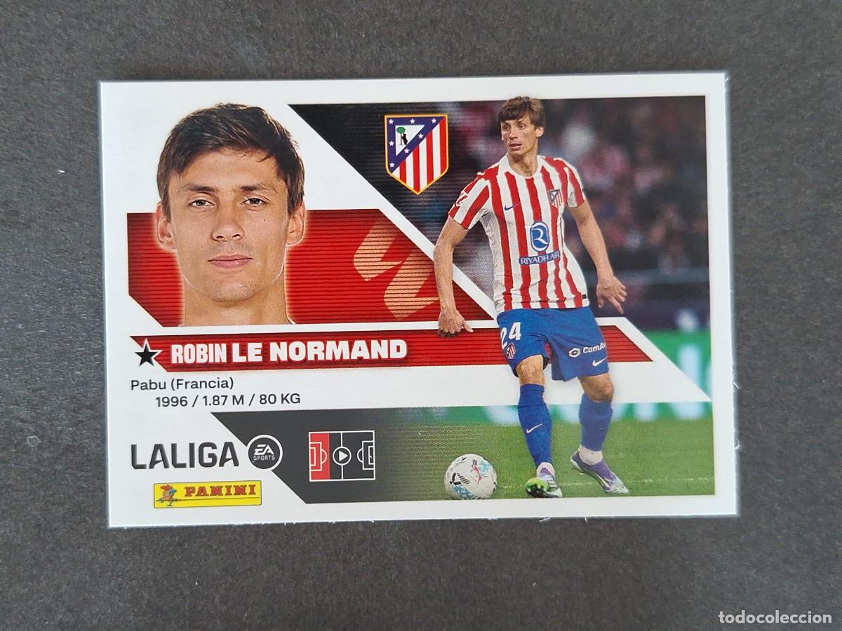 Cromos de f&uacute;tbol: L1 LE NORMAND ATLETICO DE MADRID LIGA ESTE 2026 2027 26 27 NUNCA PEGADO SIN PEGAR