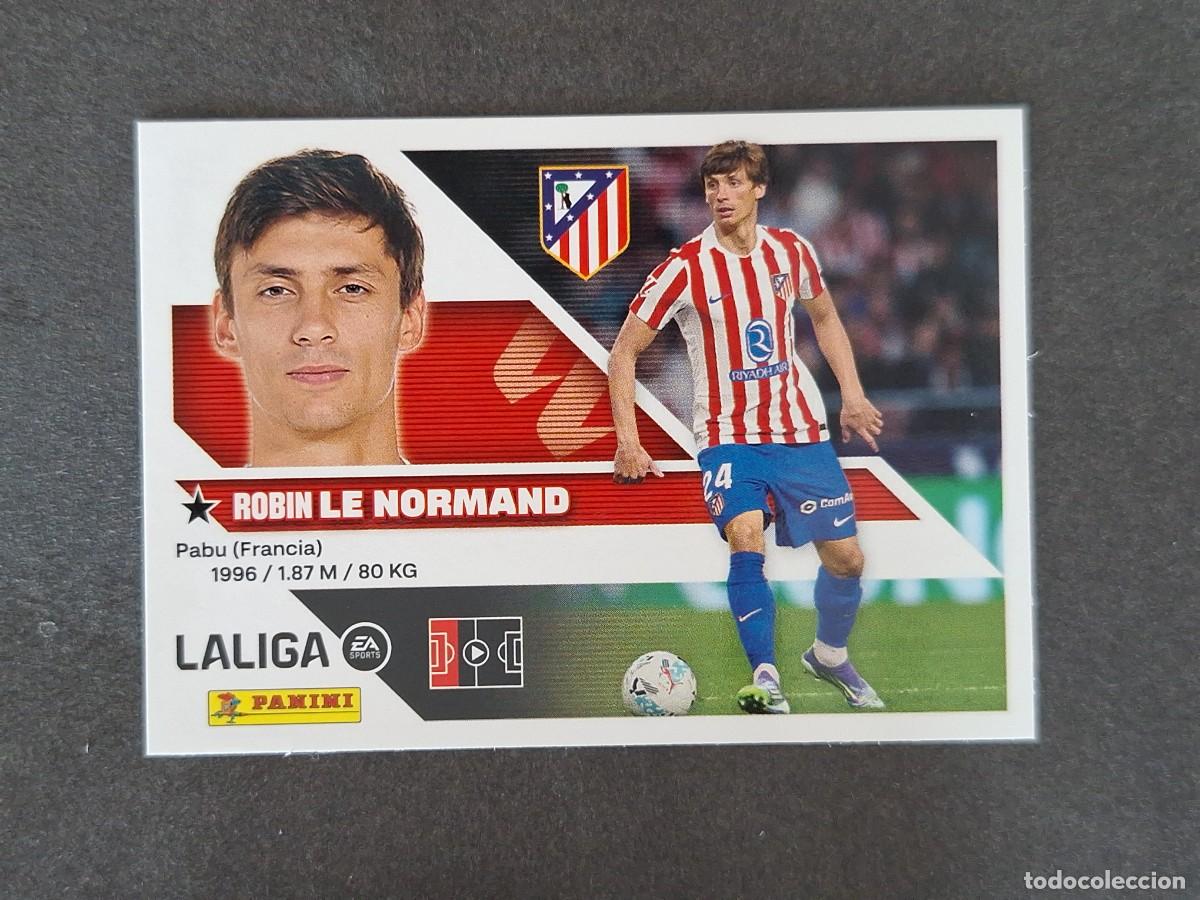 Cromos de f&uacute;tbol: L1 LE NORMAND ATLETICO DE MADRID LIGA ESTE 2026 2027 26 27 NUNCA PEGADO SIN PEGAR