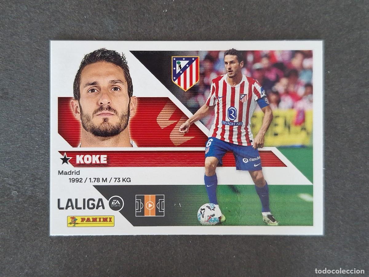 Cromos de f&uacute;tbol: L1 KOKE ATLETICO DE MADRID LIGA ESTE 2026 2027 26 27 NUNCA PEGADO SIN PEGAR