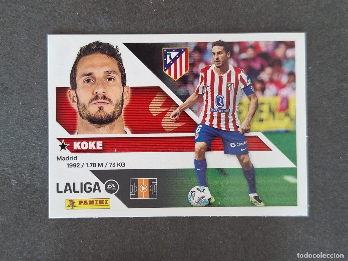 Cromos de f&uacute;tbol: L1 KOKE ATLETICO DE MADRID LIGA ESTE 2026 2027 26 27 NUNCA PEGADO SIN PEGAR