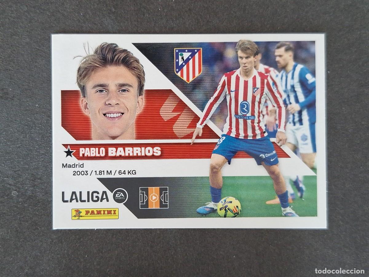 Cromos de f&uacute;tbol: L1 BARRIOS ATLETICO DE MADRID LIGA ESTE 2026 2027 26 27 NUNCA PEGADO SIN PEGAR