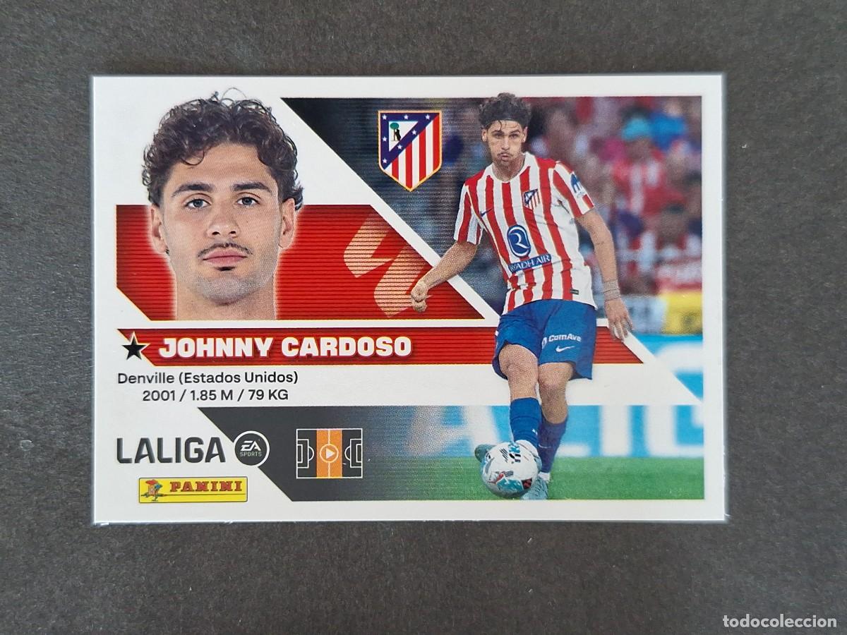 Cromos de f&uacute;tbol: L1 JOHNNY CARDOSO ATLETICO DE MADRID LIGA ESTE 2026 2027 26 27 NUNCA PEGADO SIN PEGAR