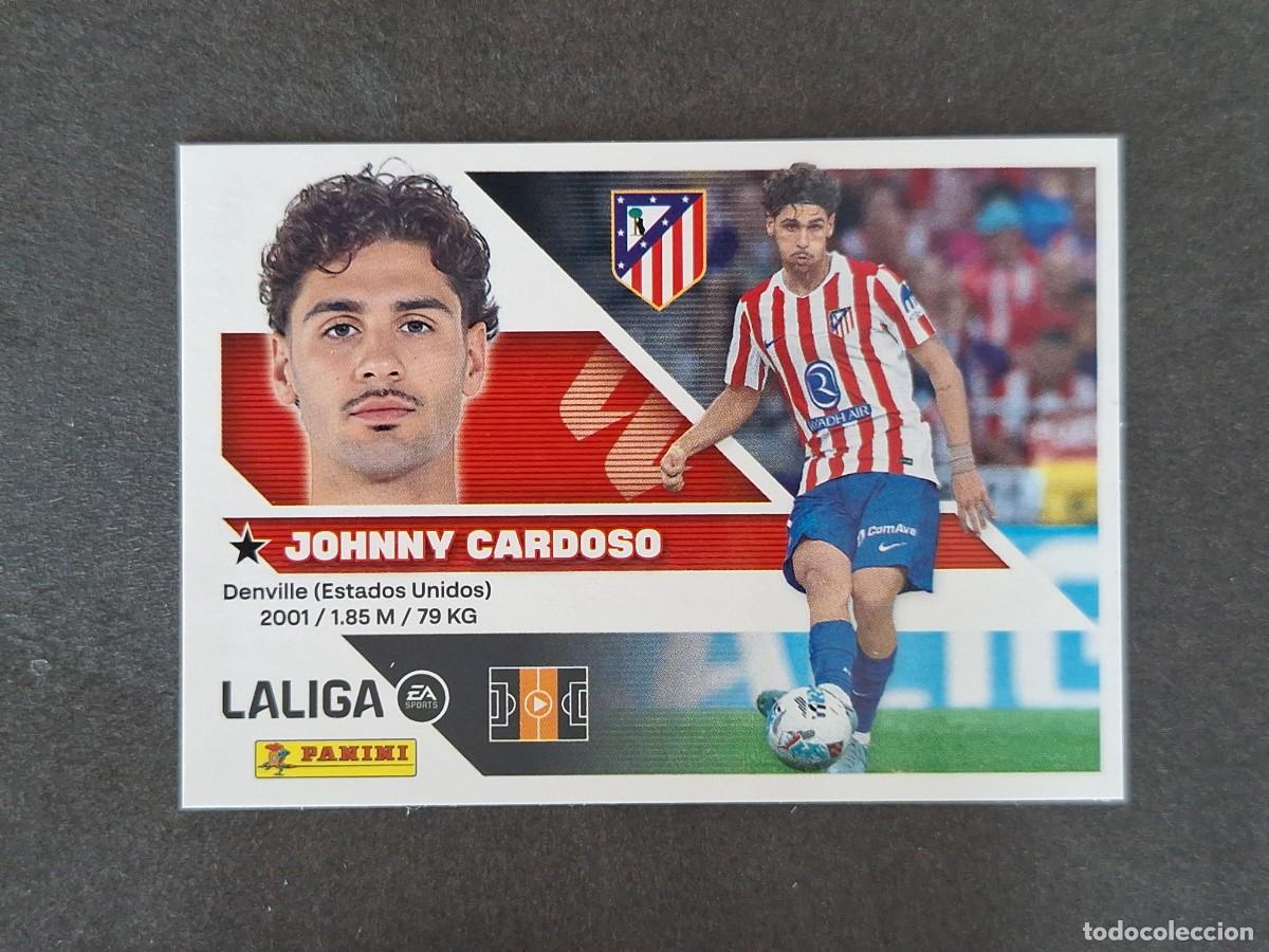 Cromos de f&uacute;tbol: L1 JOHNNY CARDOSO ATLETICO DE MADRID LIGA ESTE 2026 2027 26 27 NUNCA PEGADO SIN PEGAR