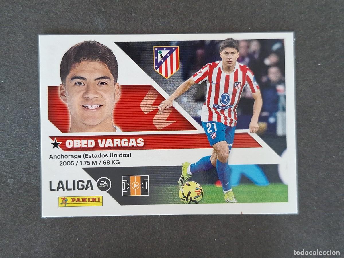 Cromos de f&uacute;tbol: L1 OBER VARGAS ATLETICO DE MADRID LIGA ESTE 2026 2027 26 27 NUNCA PEGADO SIN PEGAR