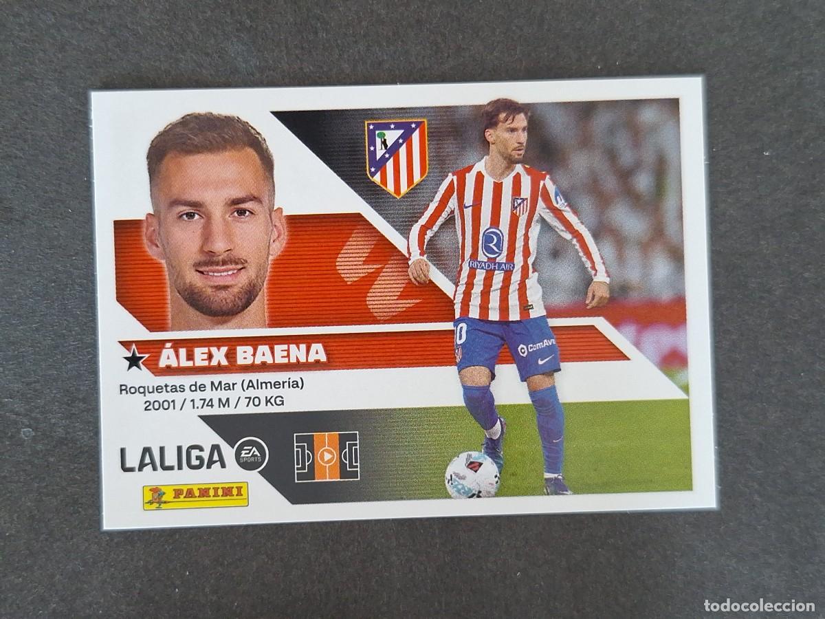 Cromos de f&uacute;tbol: L1 ALEX BAENA ATLETICO DE MADRID LIGA ESTE 2026 2027 26 27 NUNCA PEGADO SIN PEGAR