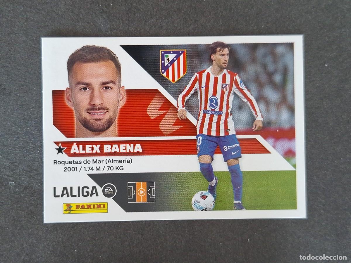 Cromos de f&uacute;tbol: L1 ALEX BAENA ATLETICO DE MADRID LIGA ESTE 2026 2027 26 27 NUNCA PEGADO SIN PEGAR