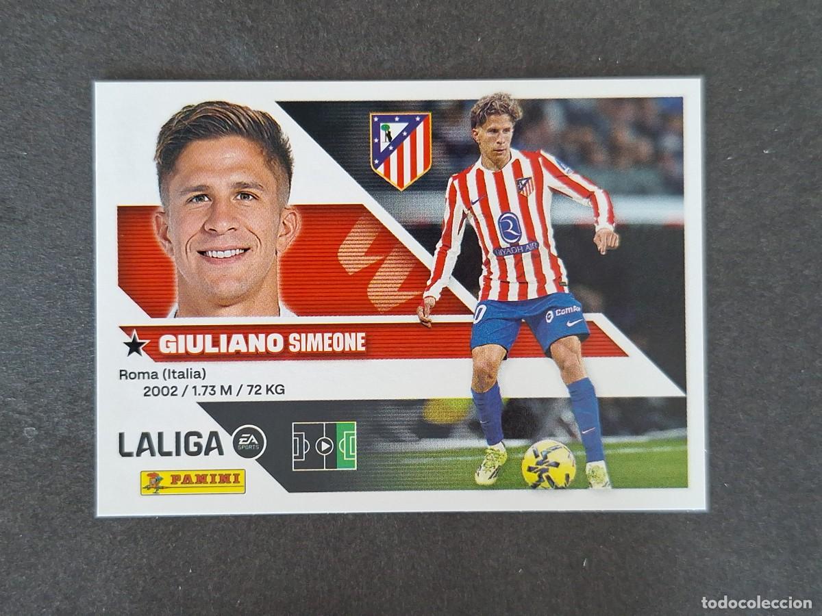 Cromos de f&uacute;tbol: L1 GIULIANO ATLETICO DE MADRID LIGA ESTE 2026 2027 26 27 NUNCA PEGADO SIN PEGAR