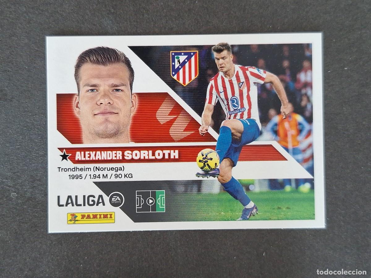 Cromos de f&uacute;tbol: L1 SORLOTH ATLETICO DE MADRID LIGA ESTE 2026 2027 26 27 NUNCA PEGADO SIN PEGAR