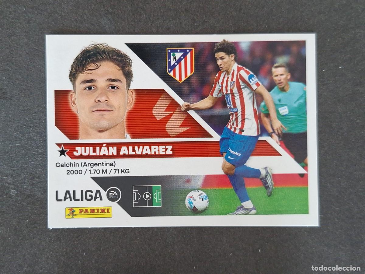 Cromos de f&uacute;tbol: L1 JULIAN ALVAREZ ATLETICO DE MADRID LIGA ESTE 2026 2027 26 27 NUNCA PEGADO SIN PEGAR