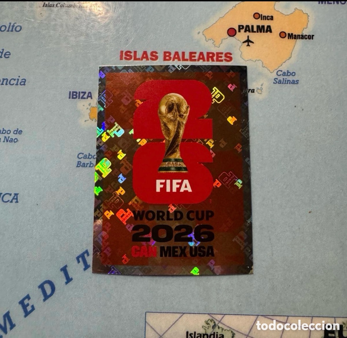 Figurine di Calcio: Logo n&uacute;mero FWC6 cromo panini Mundial Fifa World Cup 2026